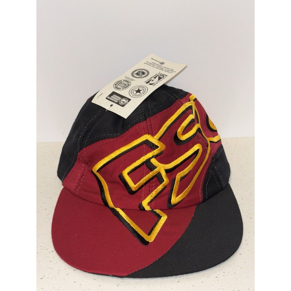 Vintage RARE Brand New 90s FSU Florida State Seminoles Hat The Game Big Logo NWT
